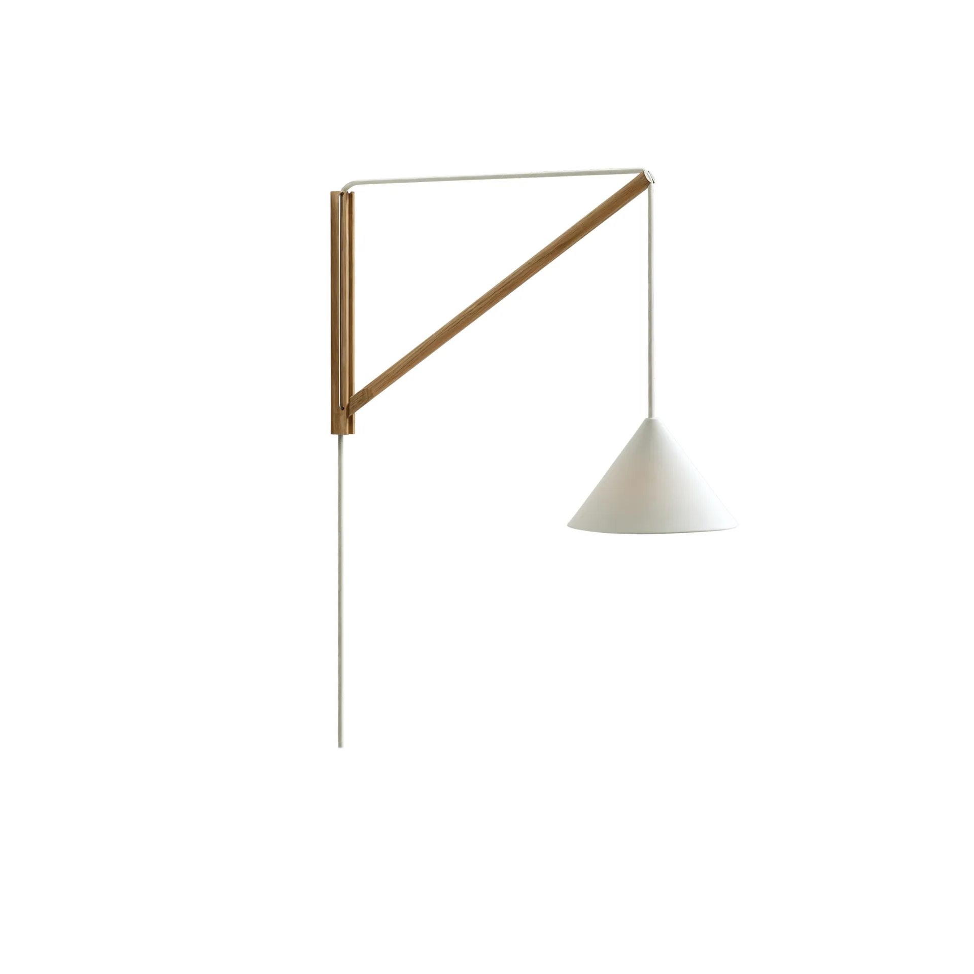 Suspended Wall Lamp, Eik-hvit MOEBE