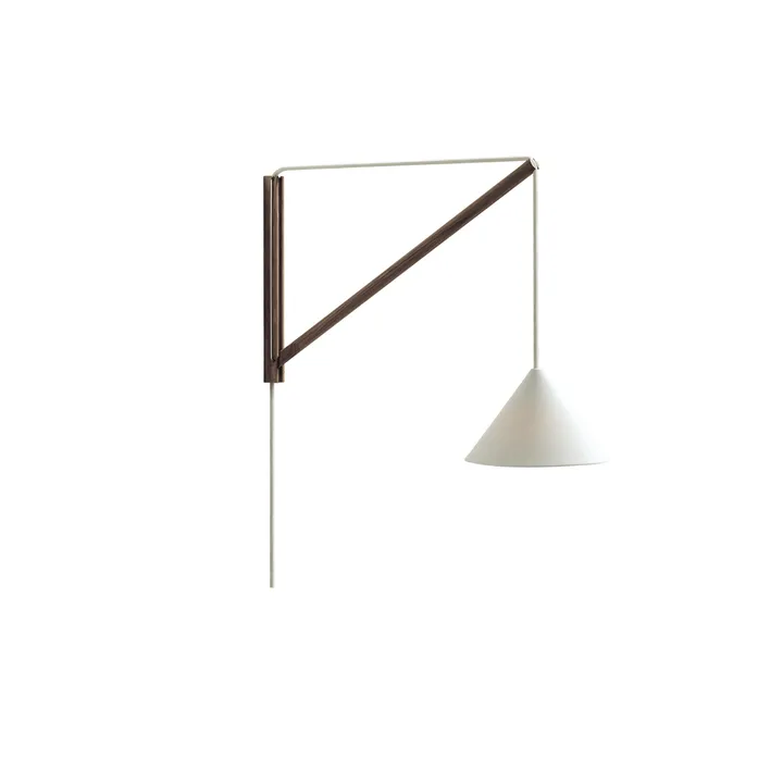 Suspended Wall Lamp - Røkt eik-hvit - MOEBE