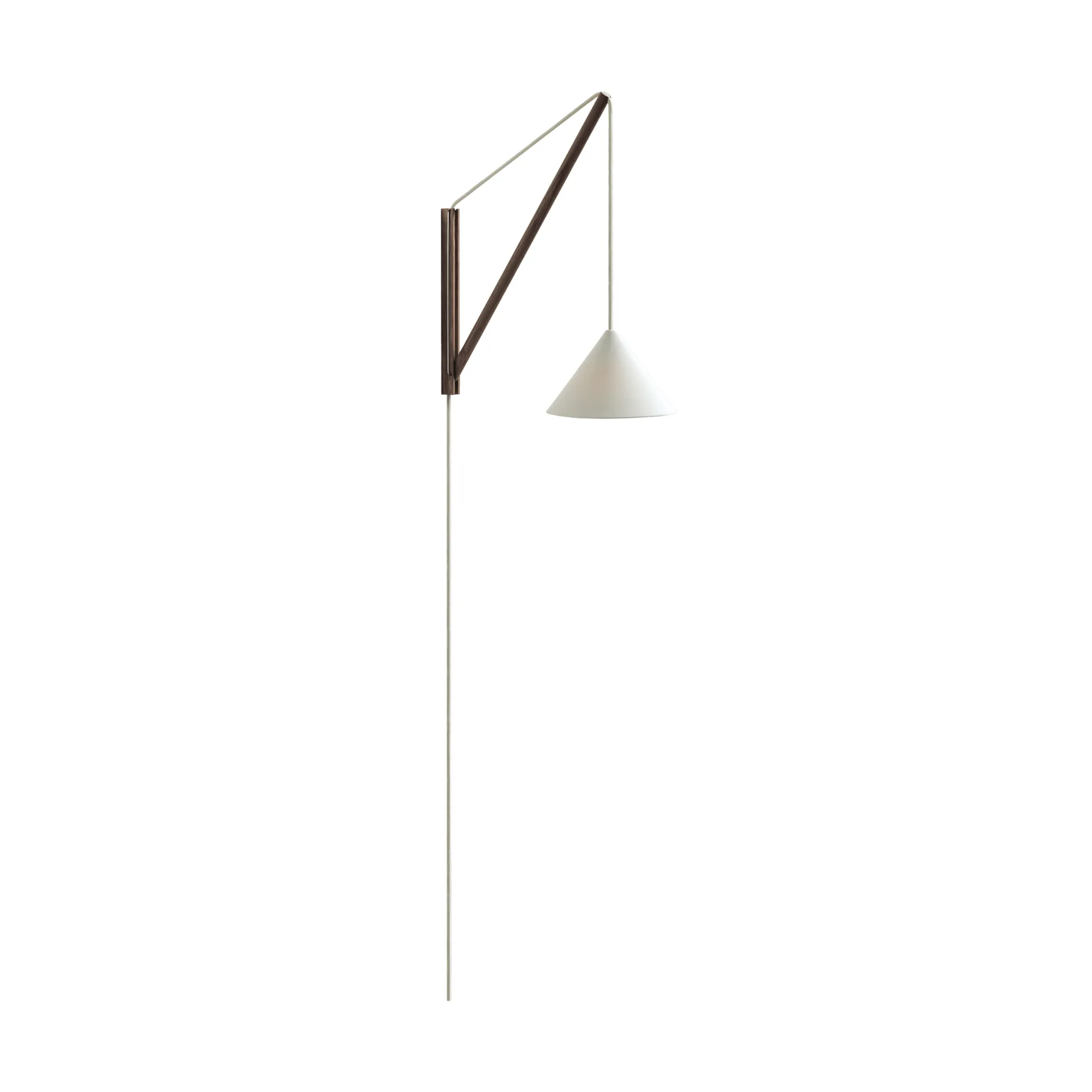 Suspended Wall Lamp, Røkt eik-hvit MOEBE