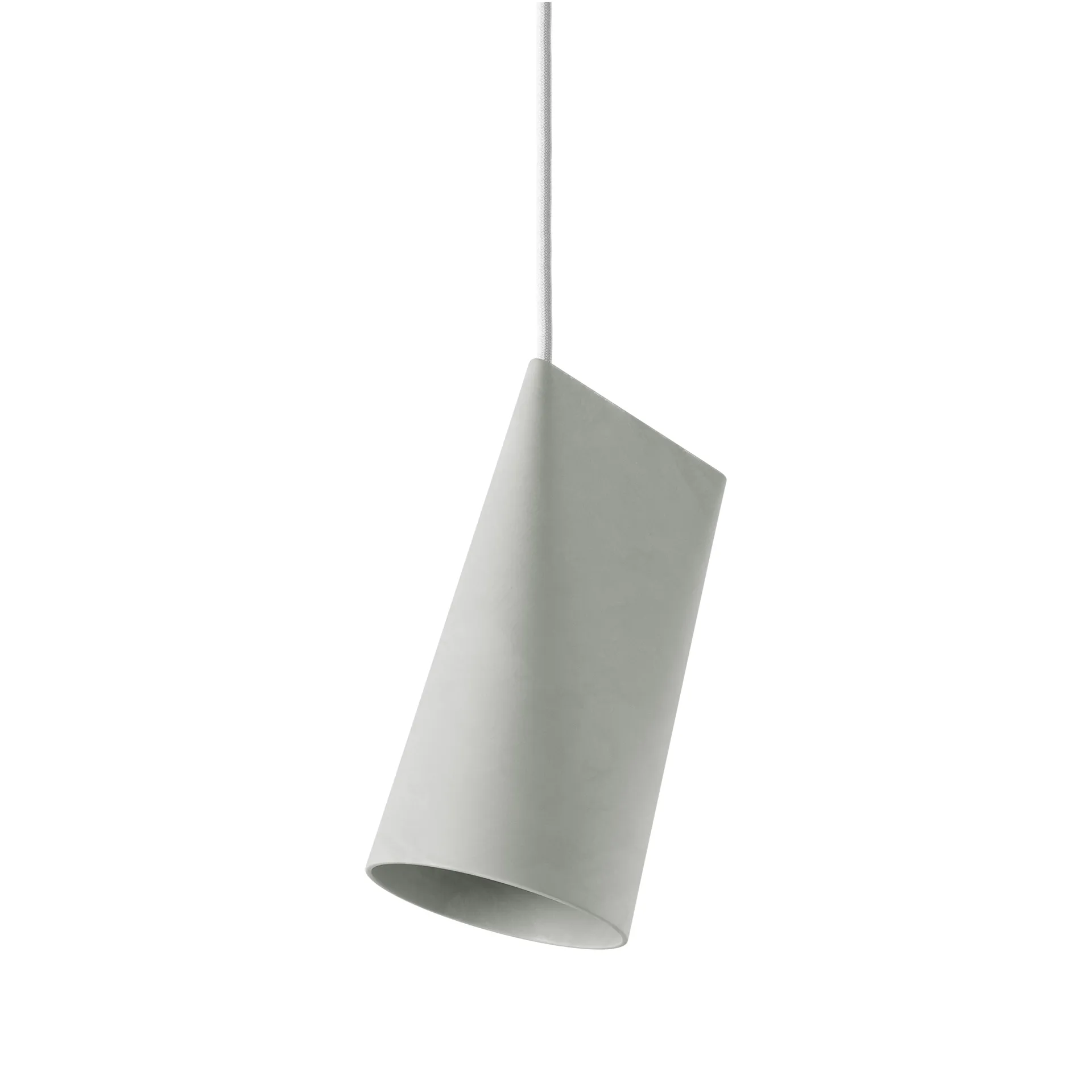 Taklampe keramikk 11,2 x 22 cm, Light Grey MOEBE