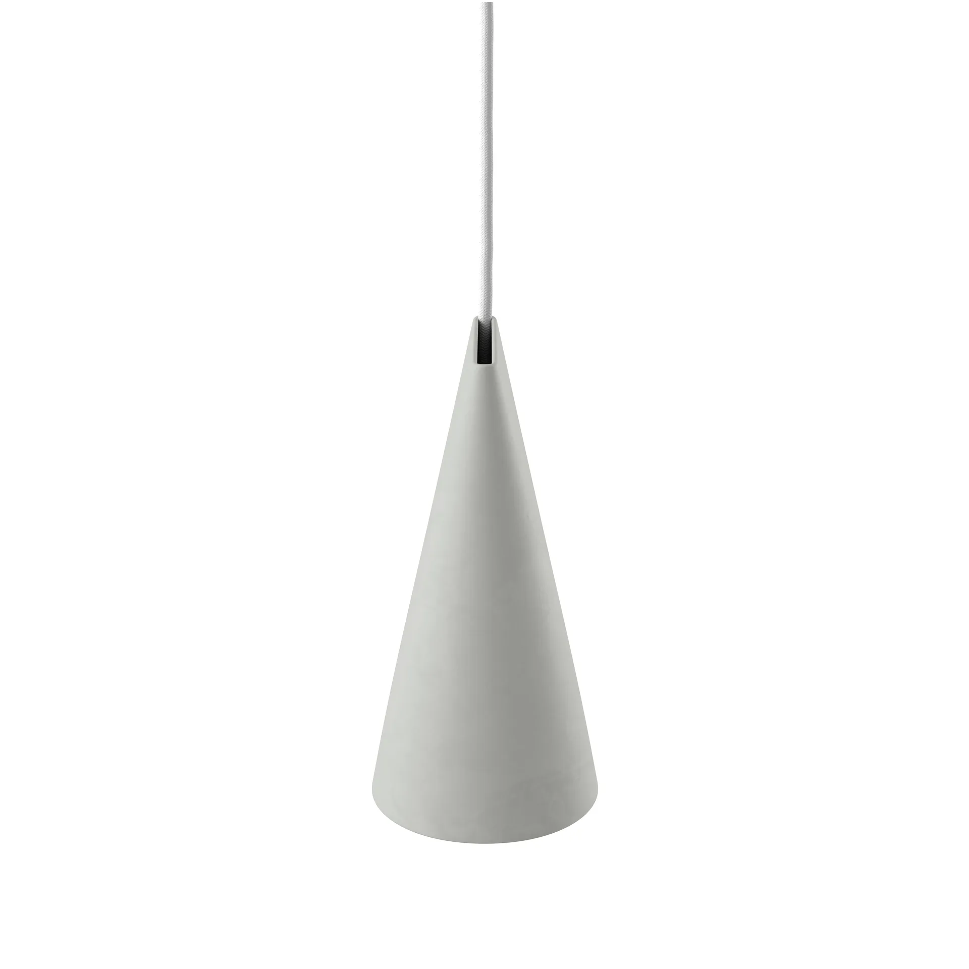 Taklampe keramikk 11,2 x 22 cm, Light Grey MOEBE