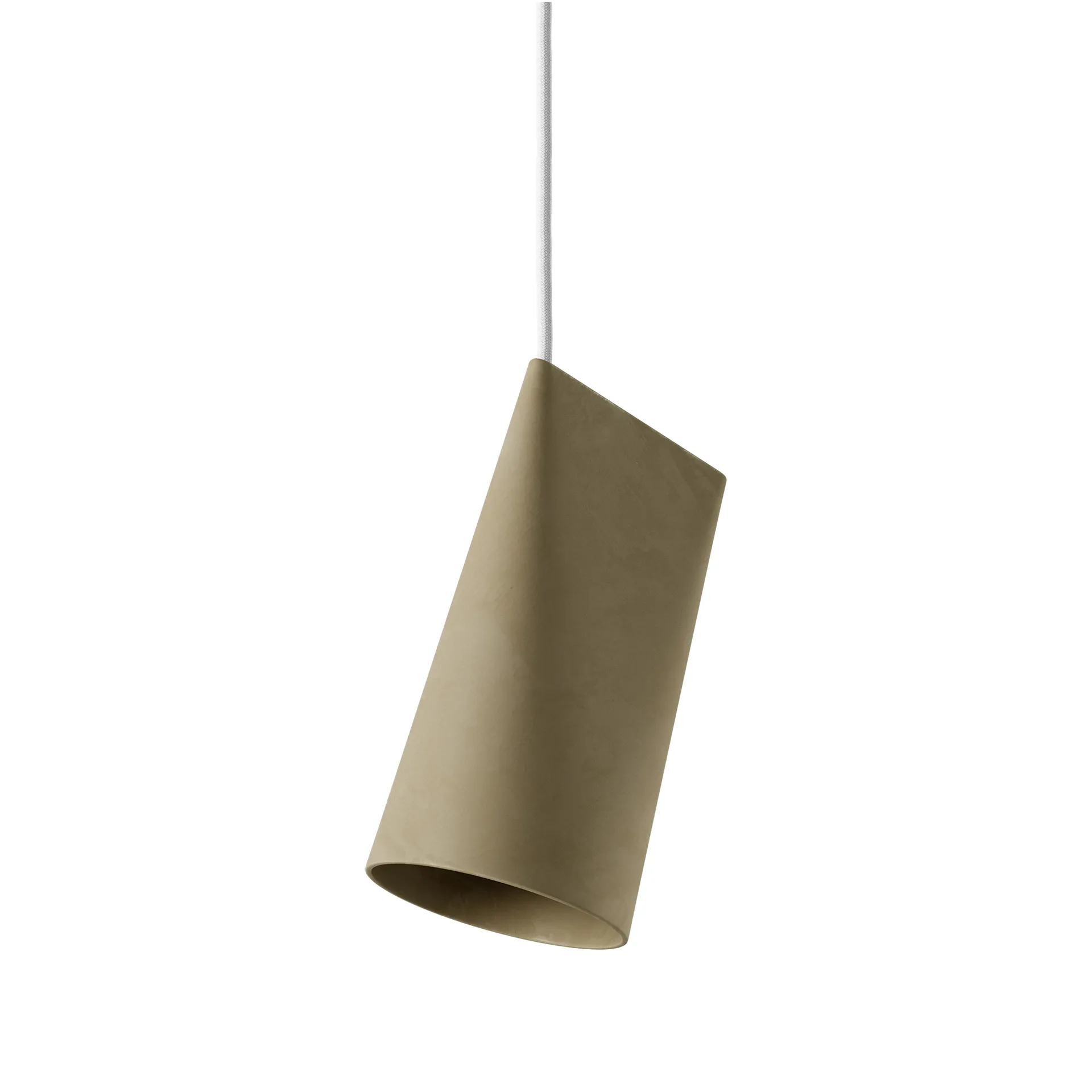 Taklampe keramikk 11,2 x 22 cm, Oliven MOEBE