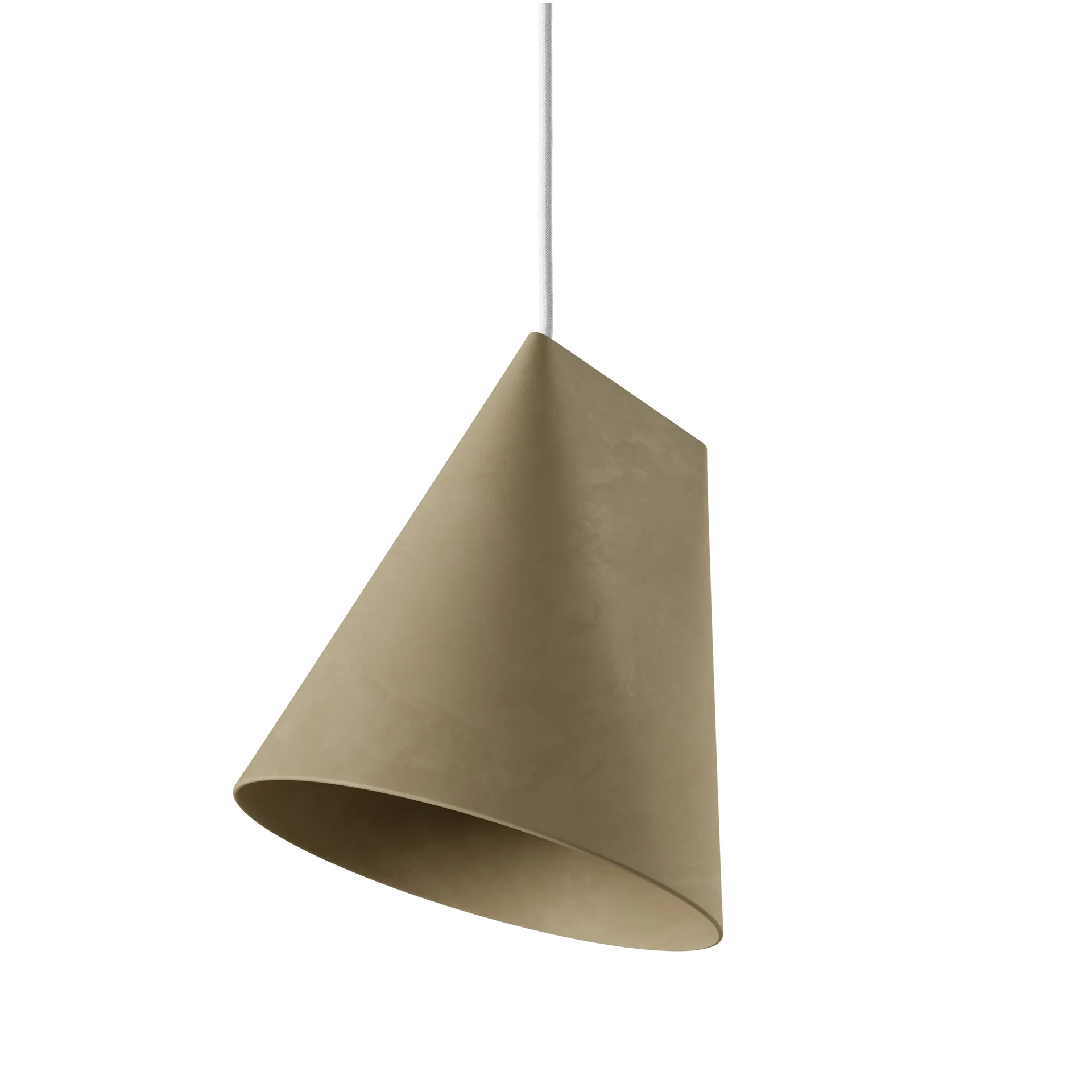 Taklampe keramikk 23 x 23,5 cm, Oliven MOEBE