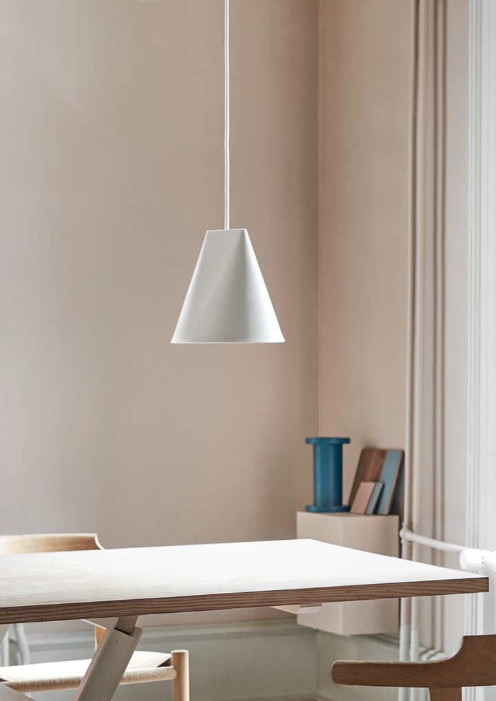 Taklampe keramikk 23 x 23,5 cm, White  MOEBE
