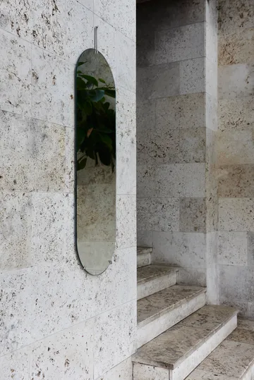 Veggspeil 40,4 x 146,9 cm - Chrome - MOEBE