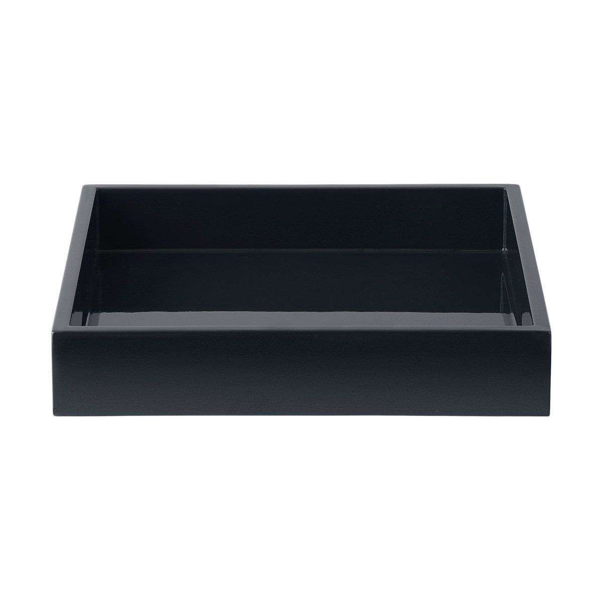 Mojoo Lux lakkert dekorasjonsbrett 19x19x3,5 cm Black