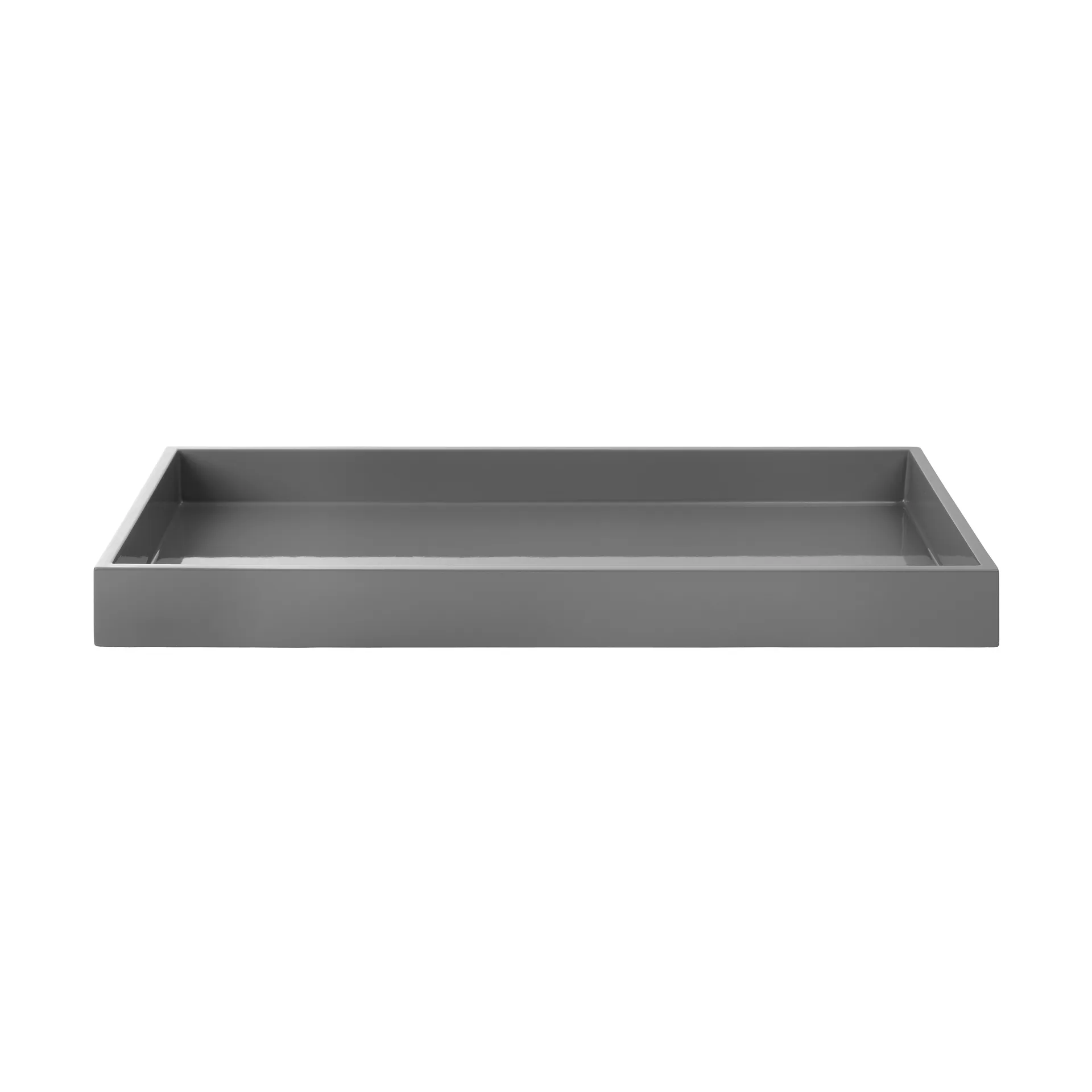 Lux lakkert dekorasjonsbrett 38x19x3,5 cm, Antracit Mojoo