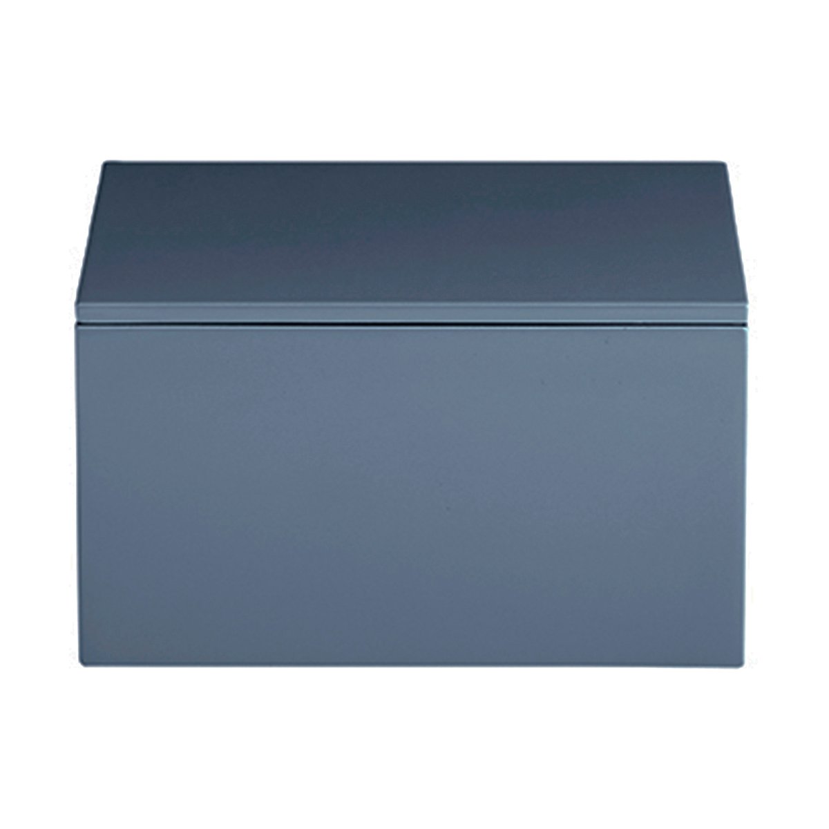 Mojoo Lux lakkert oppbevaringsboks 19x19x10,5 cm Blue indigo