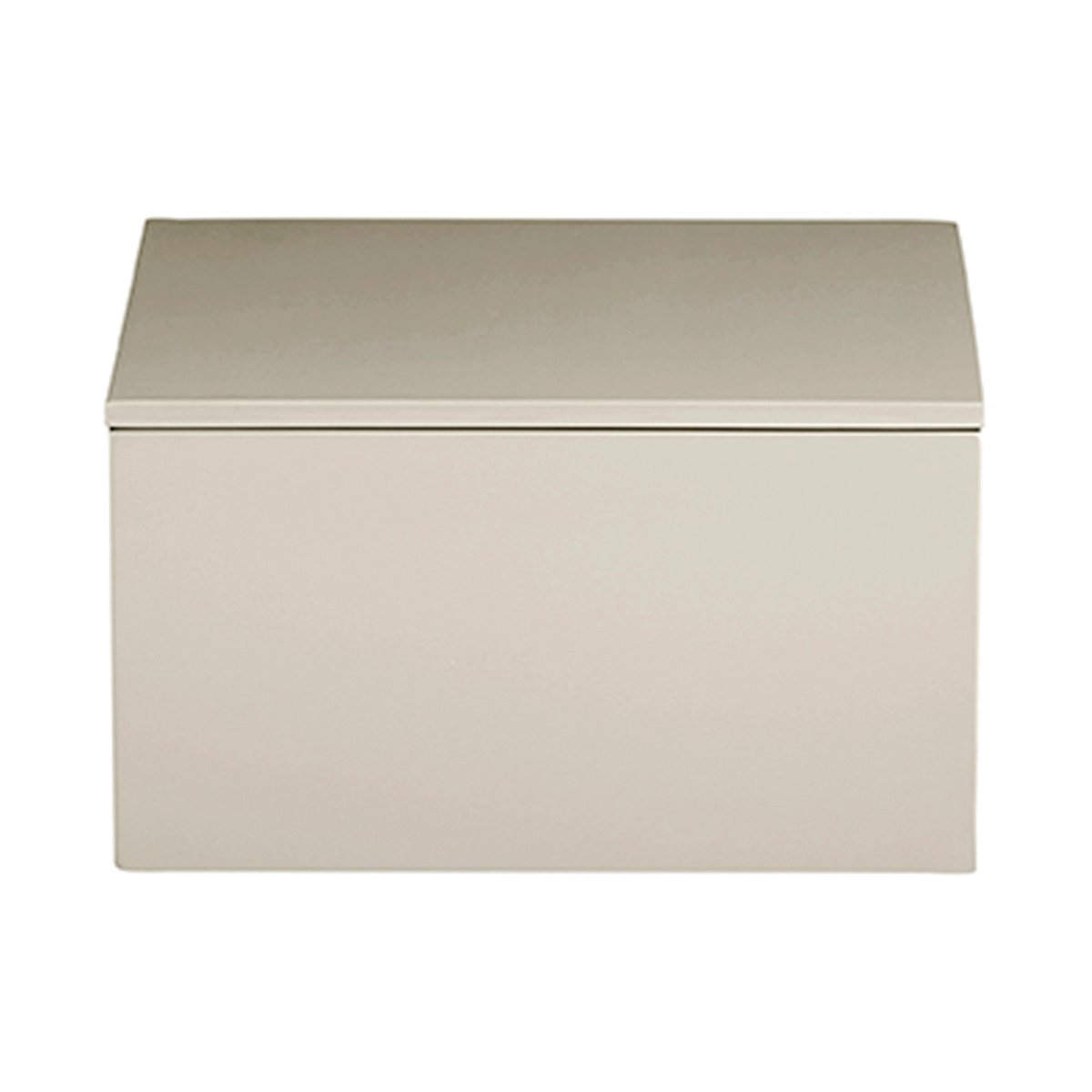 Mojoo Lux lakkert oppbevaringsboks 19x19x10,5 cm Latte