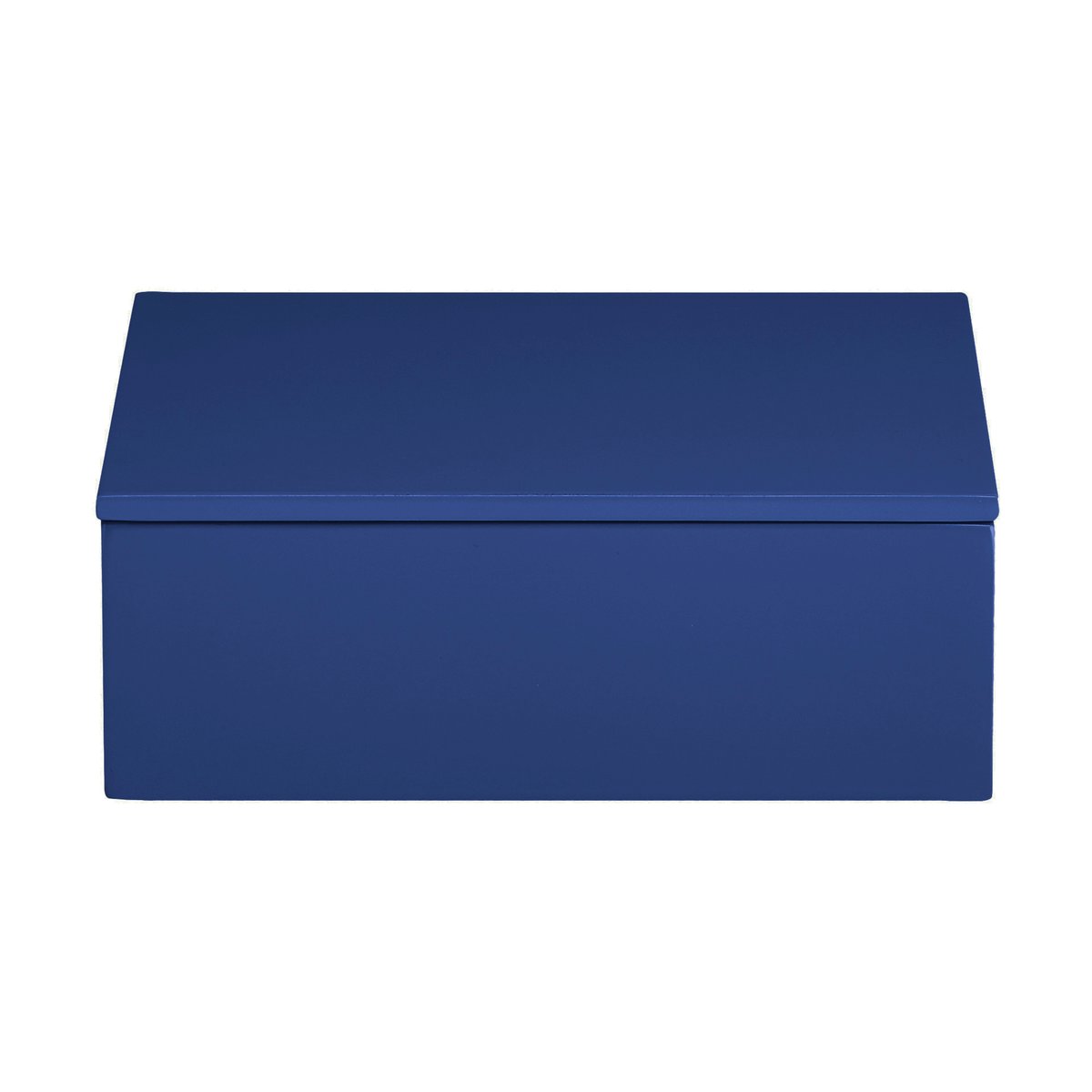 Mojoo Lux lakkert oppbevaringsboks 19x19x7 cm Ultramarin