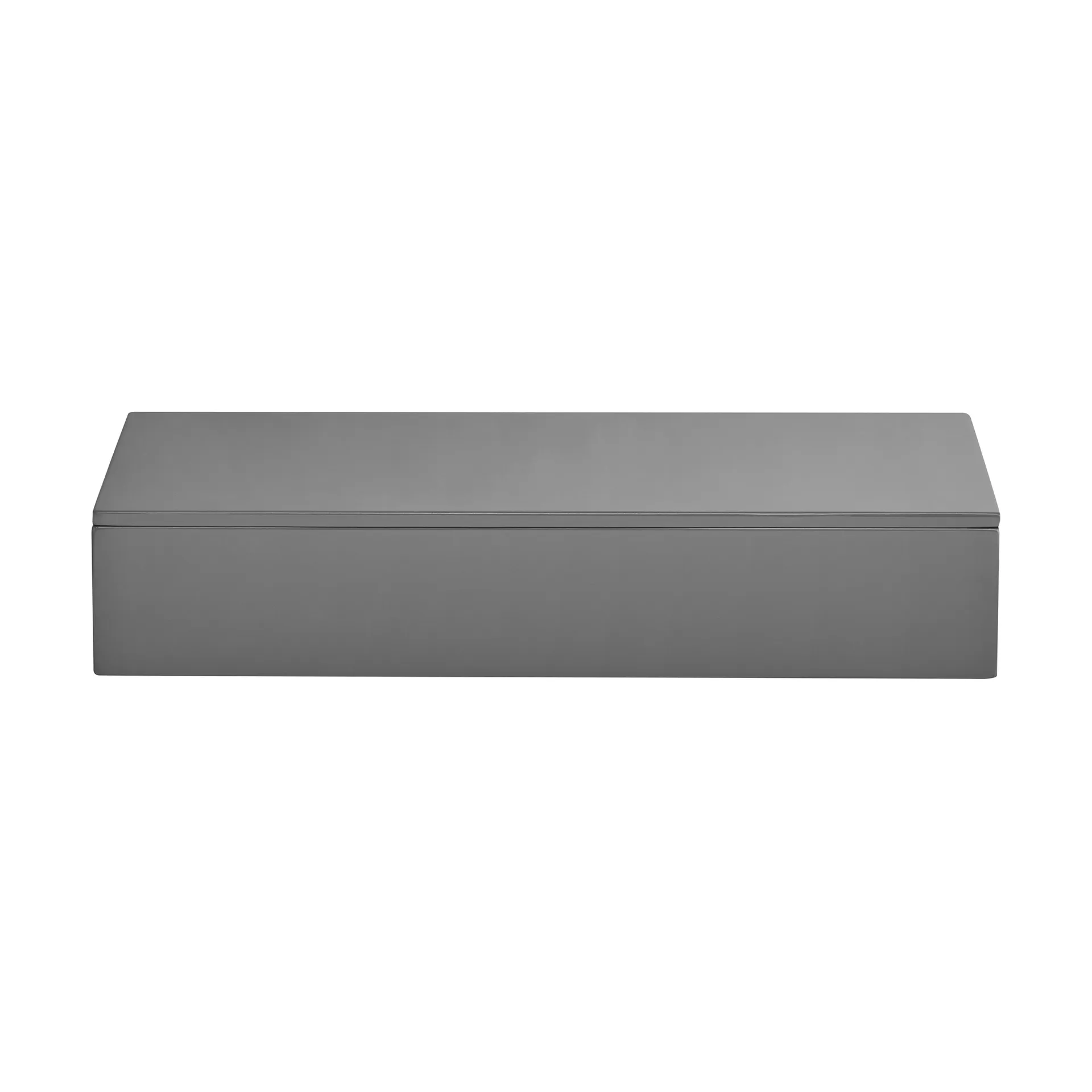 Lux lakkert oppbevaringsboks 38x19x7 cm, Antracit Mojoo