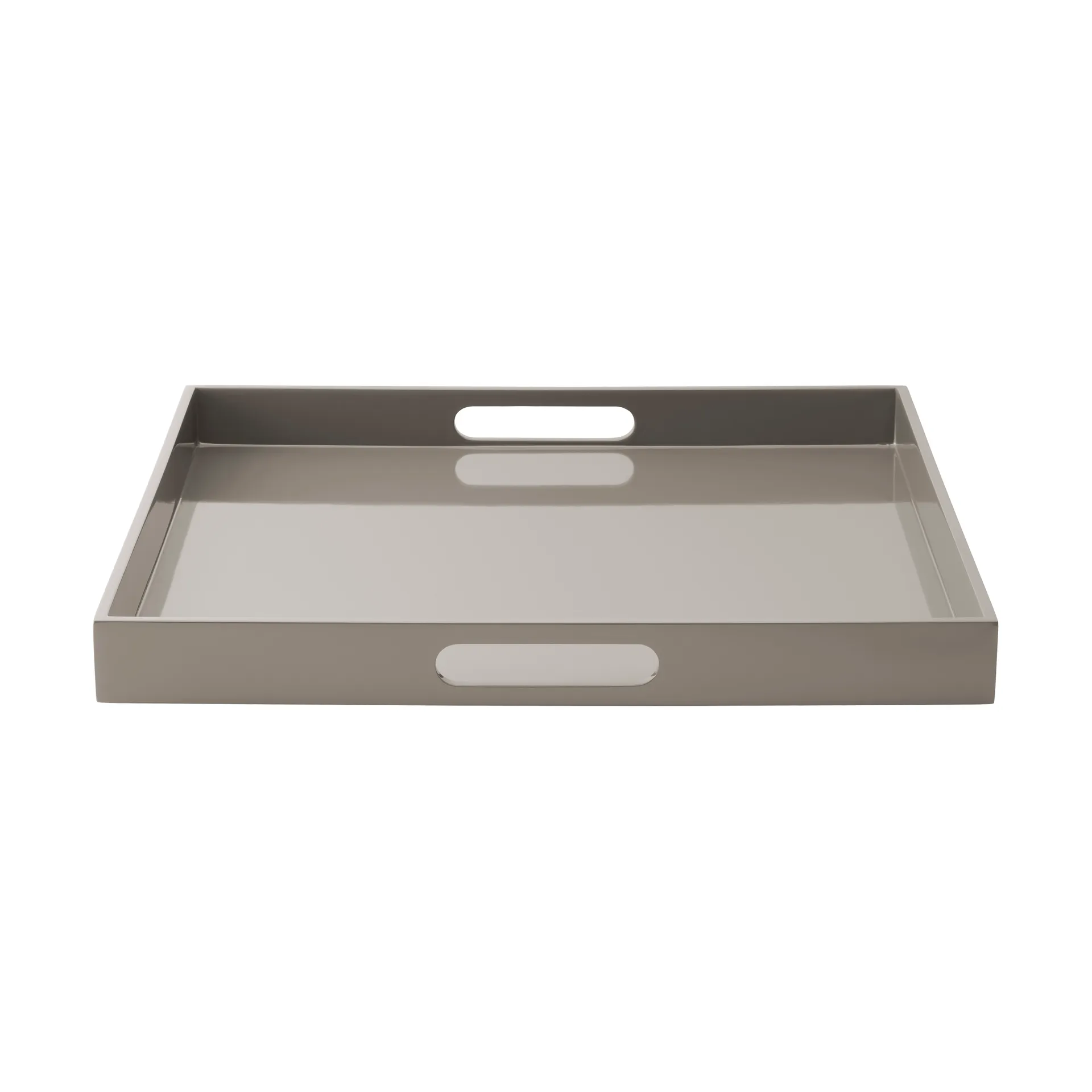 Lux lakkert serveringsbrett 40x40x4 cm, Dark grey Mojoo