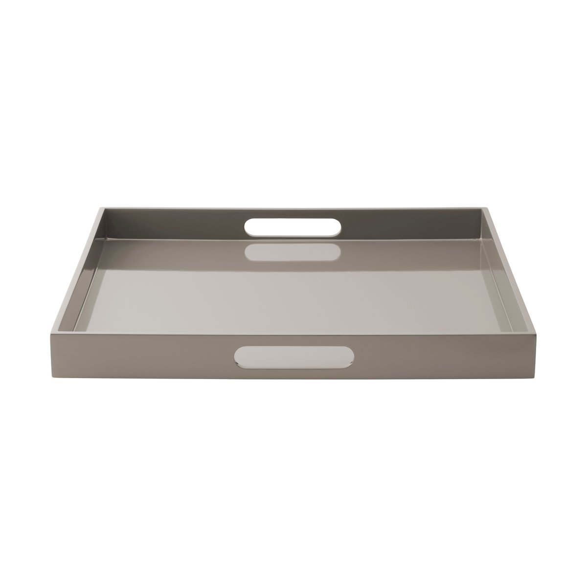 Mojoo Lux lakkert serveringsbrett 40x40x4 cm Dark grey