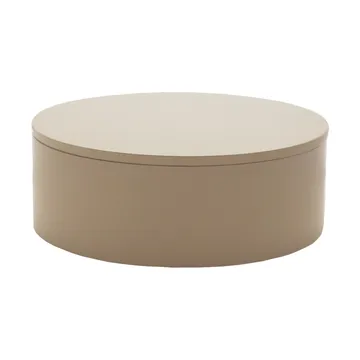 Matt lakkert oppbevaringsboks Ø20x7 cm - Fawn - Mojoo