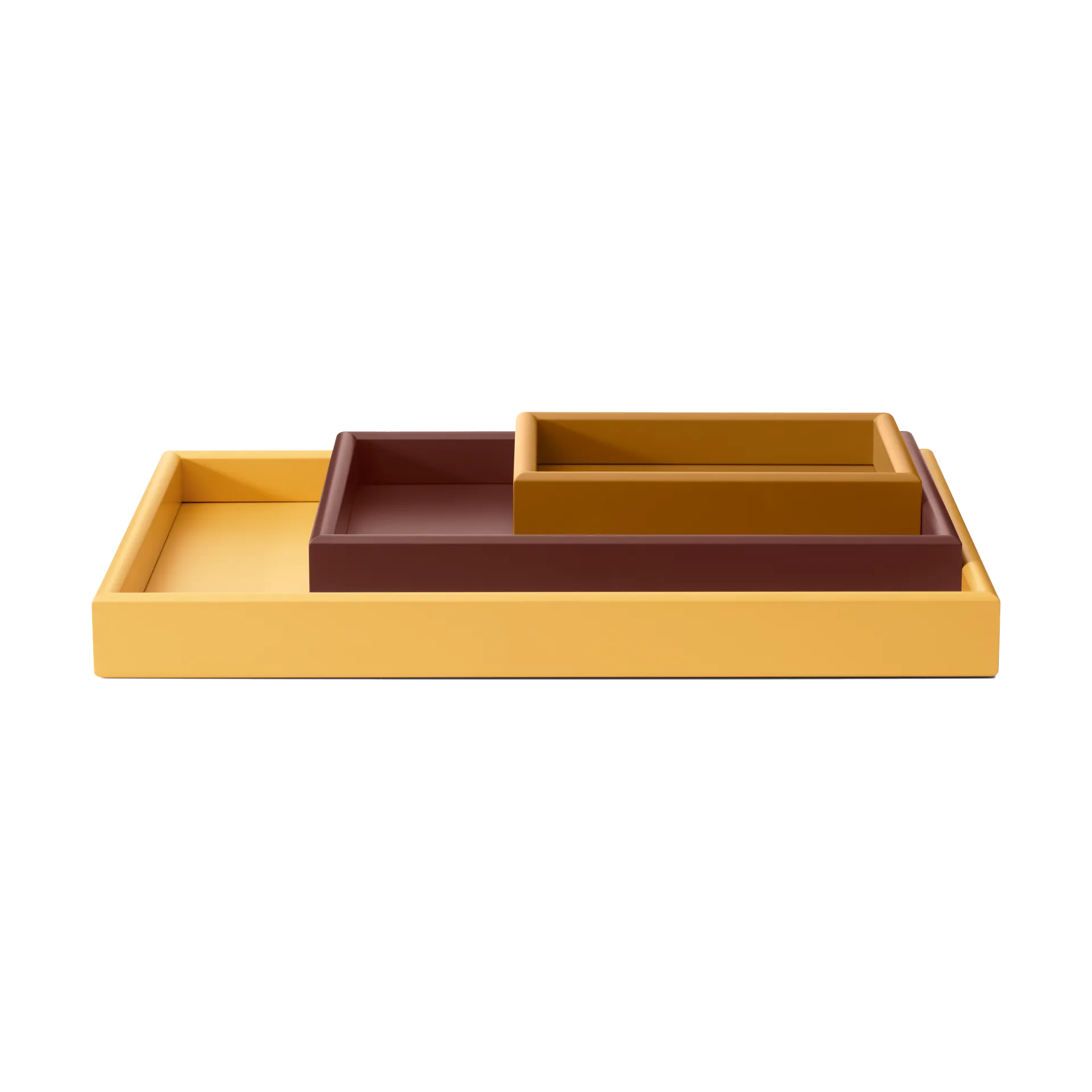 Arrange sett med brett 3 deler, Amber-masala-acacia Montana