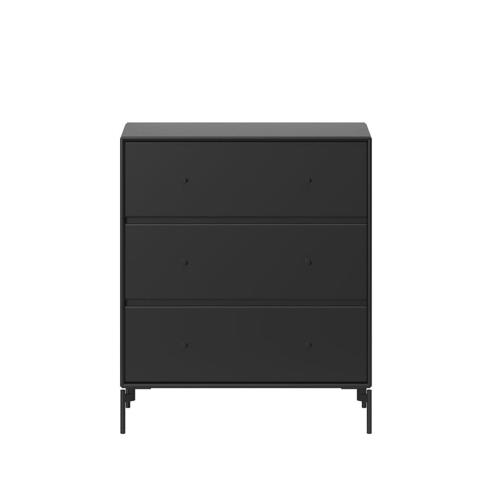 Montana Carry kommode Black 05, sortlakkerte ben