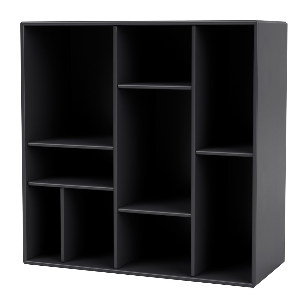 Montana COMPILE dekorativ hylle 69,6x69,6 cm Anthracite 04