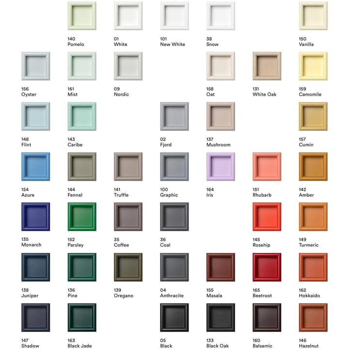 COMPILE dekorativ hylle 69,6x69,6 cm, Anthracite 04 Montana