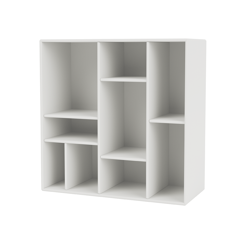 Montana COMPILE dekorativ hylle 69,6x69,6 cm White 01