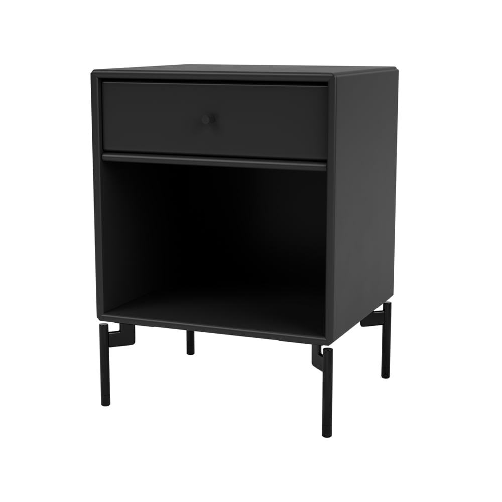 Montana Dream nattbord Black 05, sortlakkerte ben