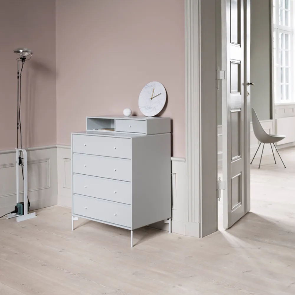 Keep kommode, Anthracite 04-sortlakkerte ben Montana