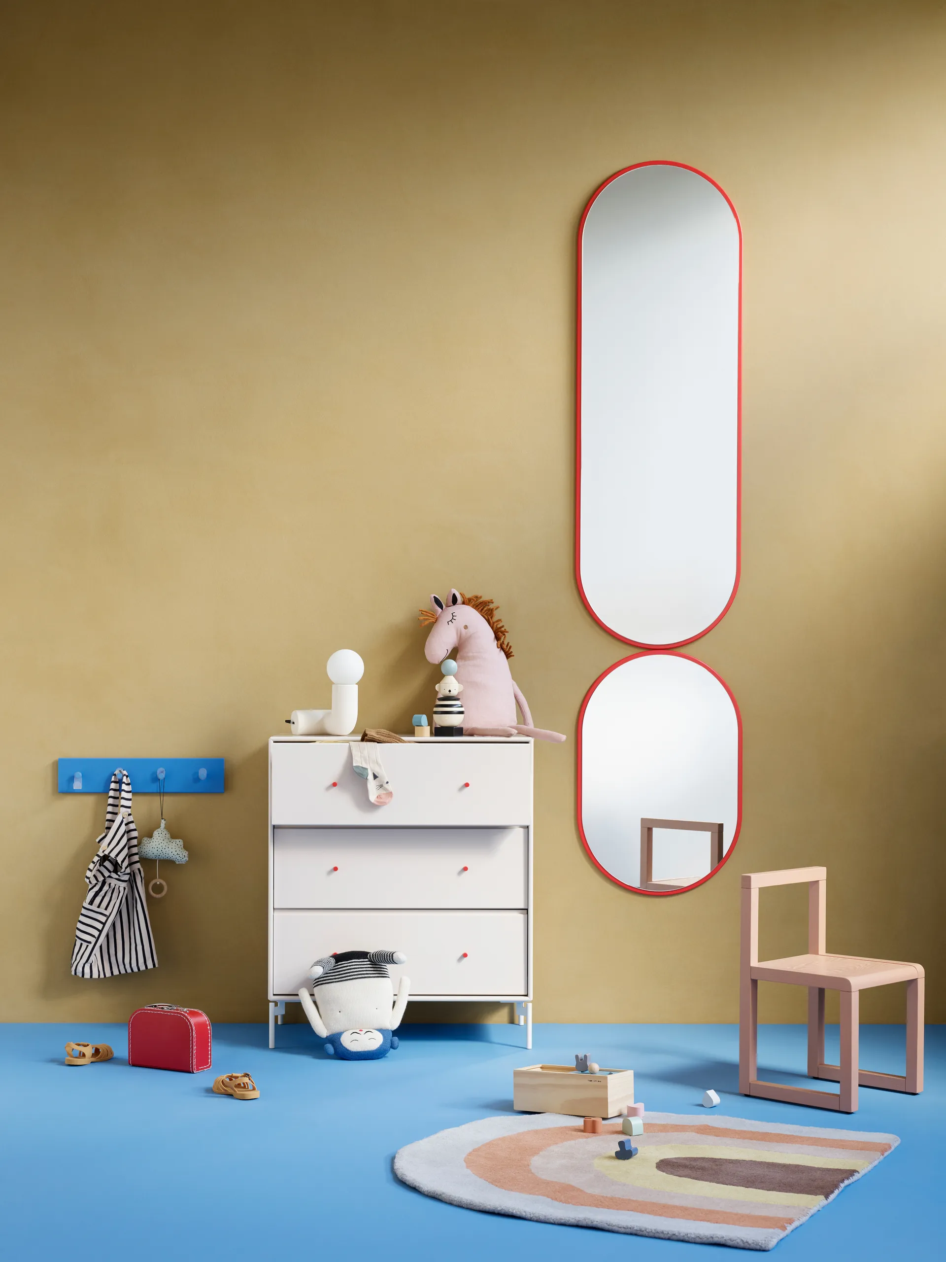 LOOK Mirror speil - SP812R, Rosehip Montana