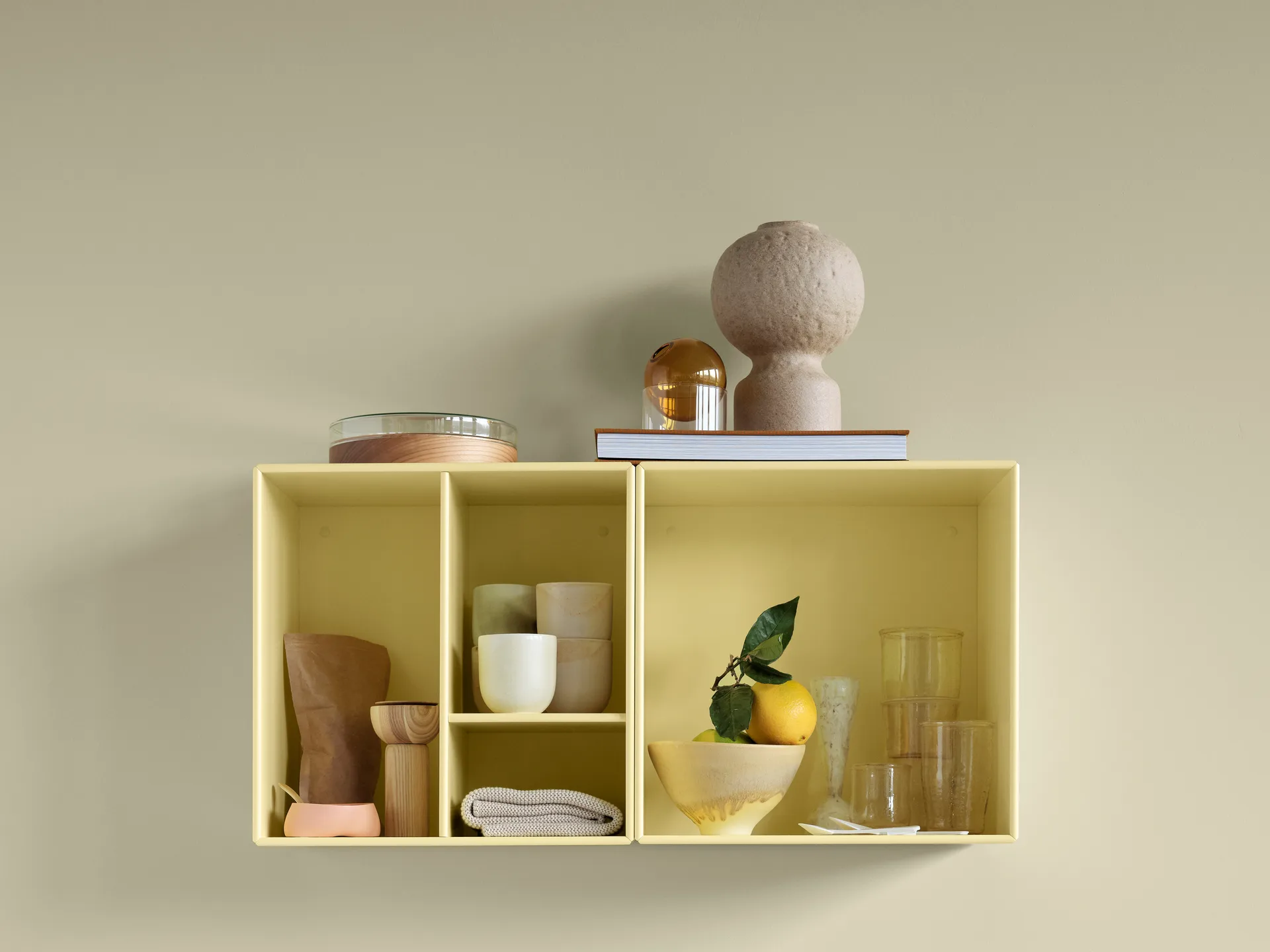 Montana Mini 1001 hylle 35x35 cm, Camomile Montana