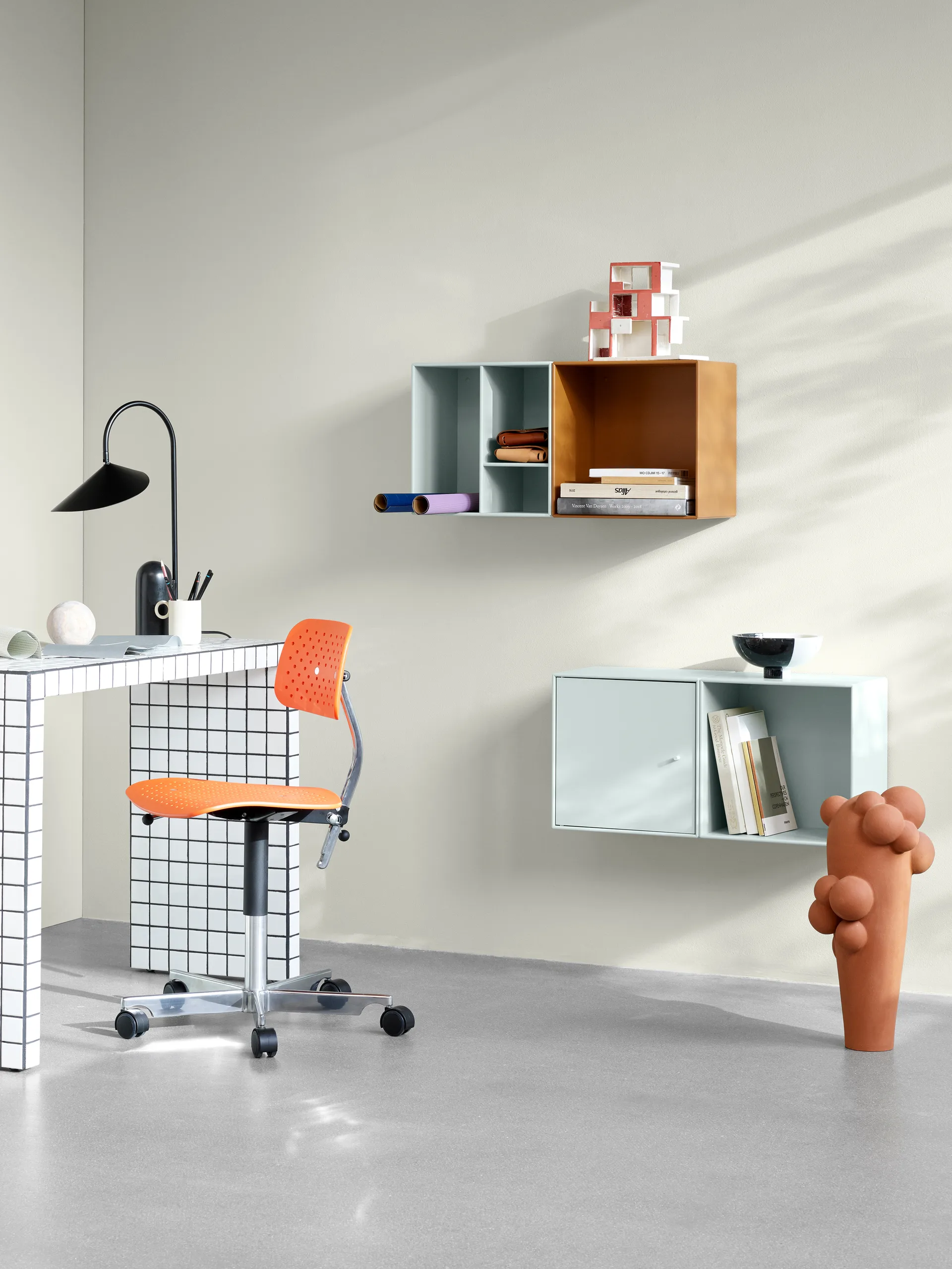 Montana Mini 1002 hylle 35x35 cm, Mist Montana