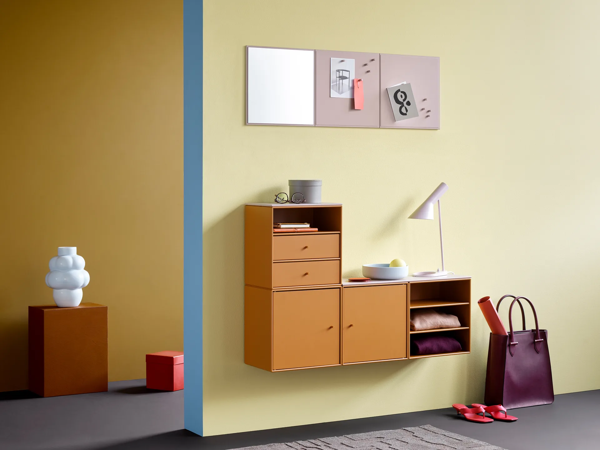 Montana Mini 1006 hylle 35x35 cm, Amber Montana