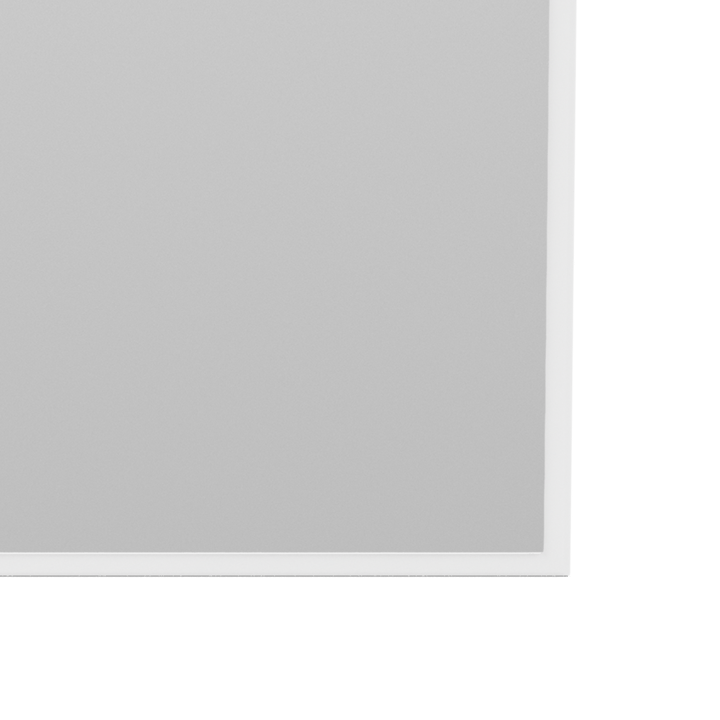 Montana rectangular speil 46,8x69,6 cm - Snow - Montana