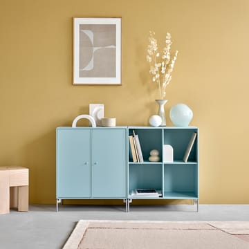 Pair sideboard - Coffee 35, hvitlakkerte ben - Montana