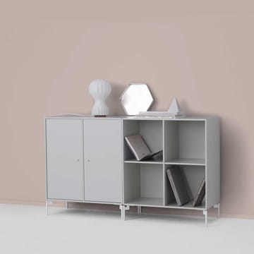 Pair sideboard - Coffee 35, hvitlakkerte ben - Montana