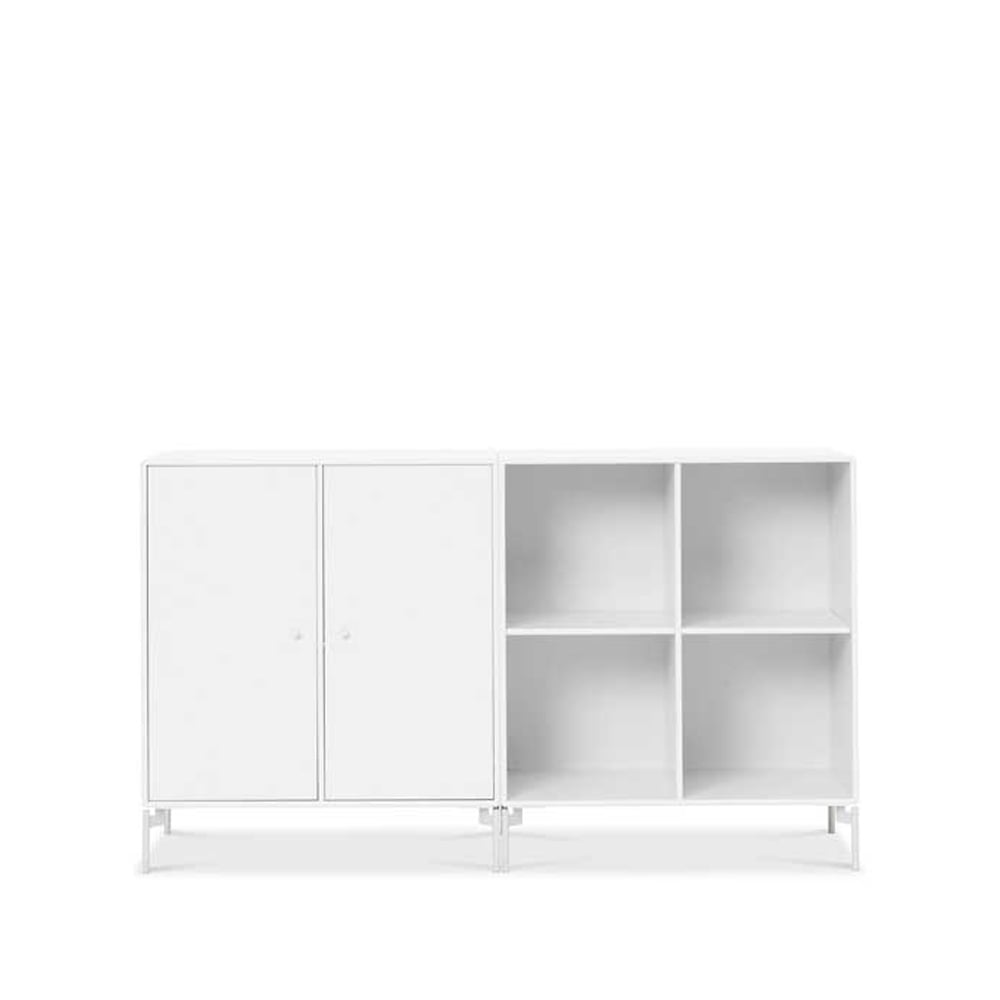 Montana - Pair Classic Sideboard - New White / Snow Legs - Oppbevaringsskap - Peter J. Lassen - Hvit - MDF