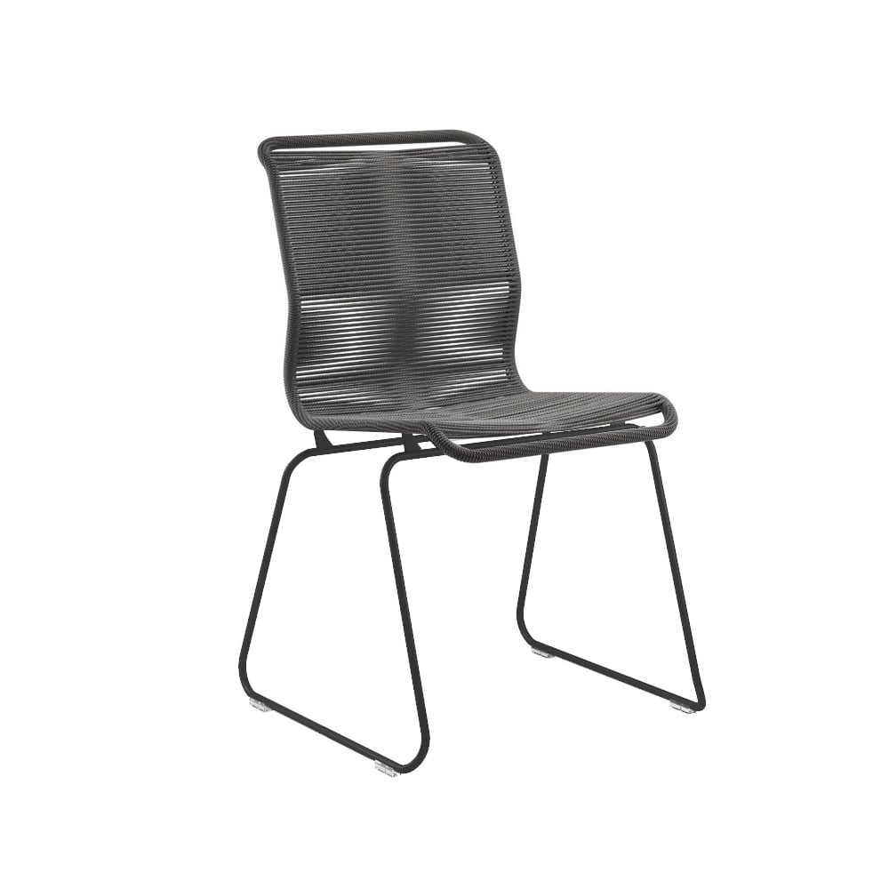 Montana Panton One stol sort, papir/sortlakkert