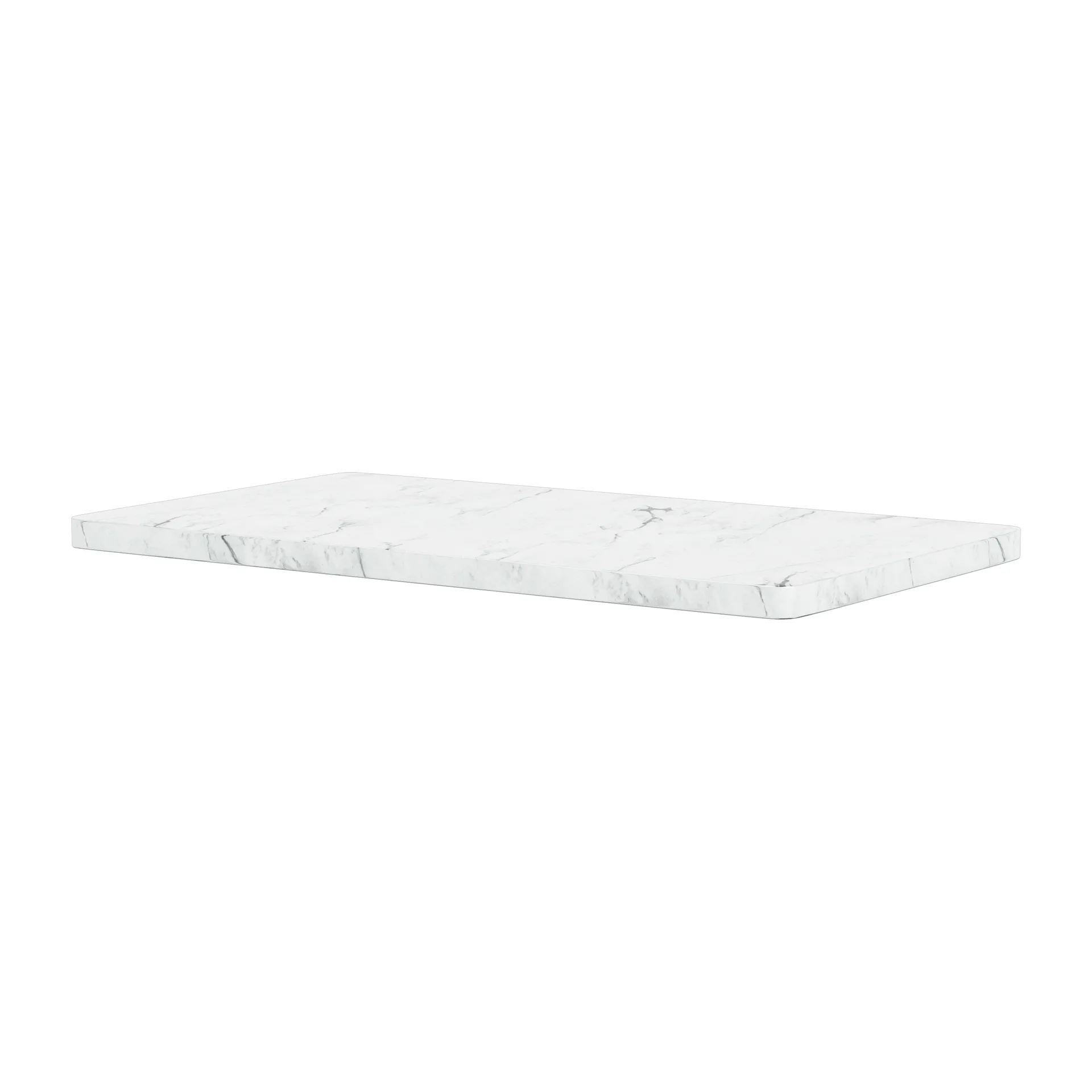 Panton Wire bordplate 18,8x34,8 cm, White marble Montana