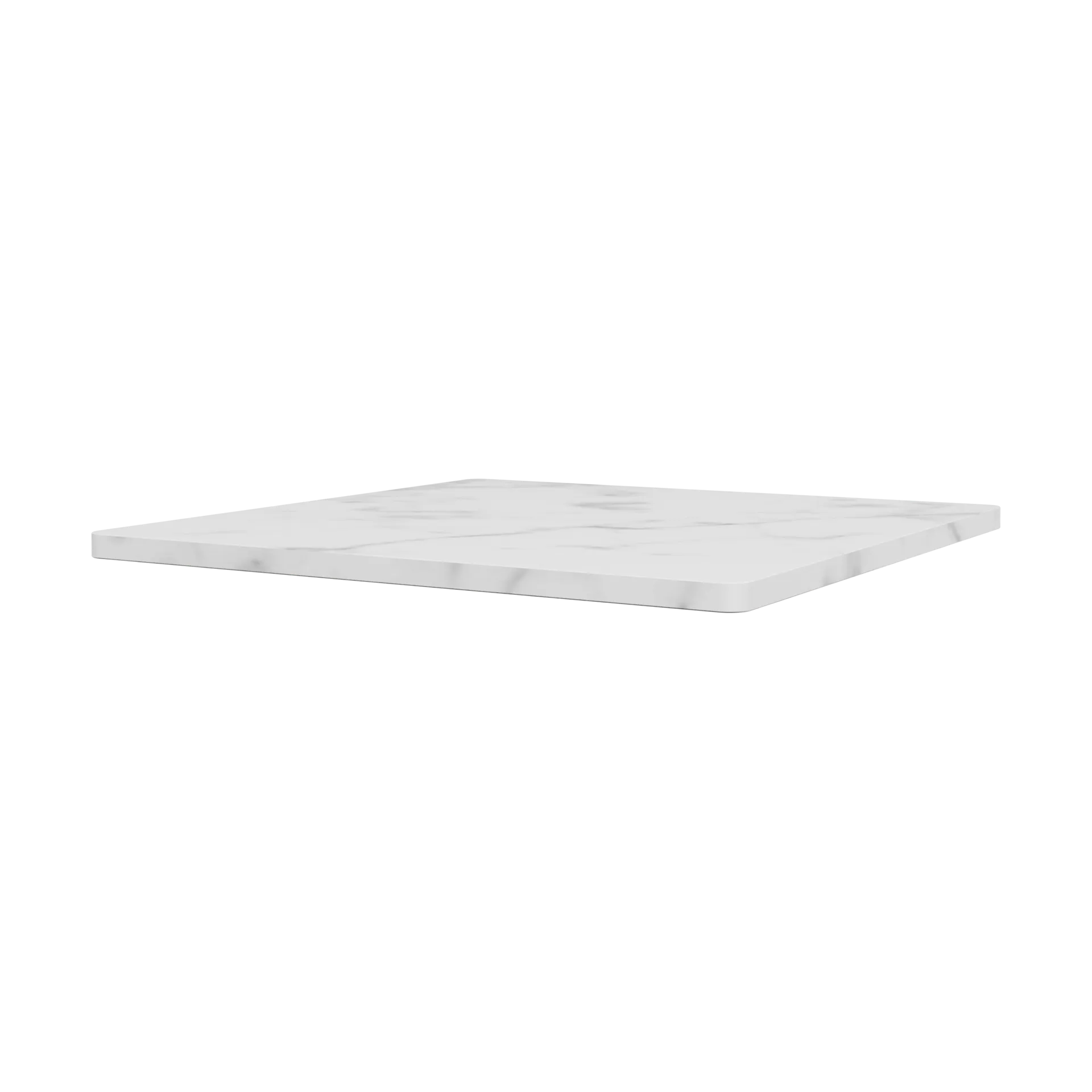 Panton Wire bordplate 34,8x34,8 cm, White marble Montana