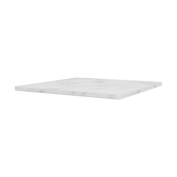 Panton Wire bordplate 34,8x34,8 cm - White marble - Montana