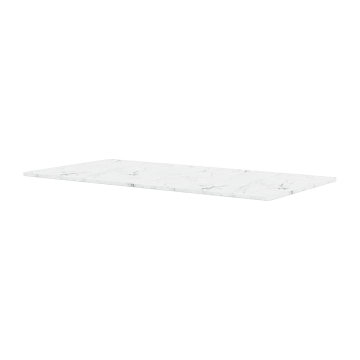 Panton Wire bordplate 34,8x70 cm - White marble - Montana
