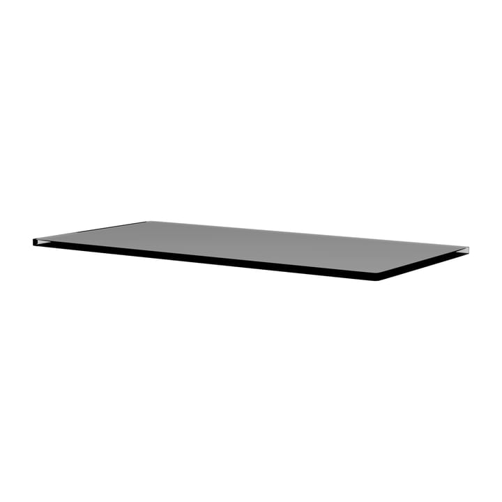 Panton Wire bordplate 70,1x34,8 cm, Smoked glass Montana