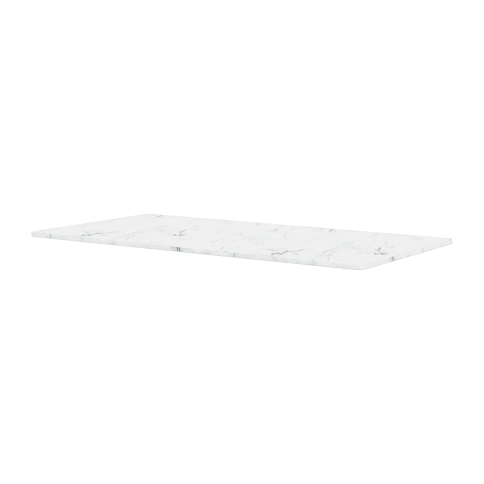 Panton Wire bordplate 70,1x34,8 cm, White marble Montana