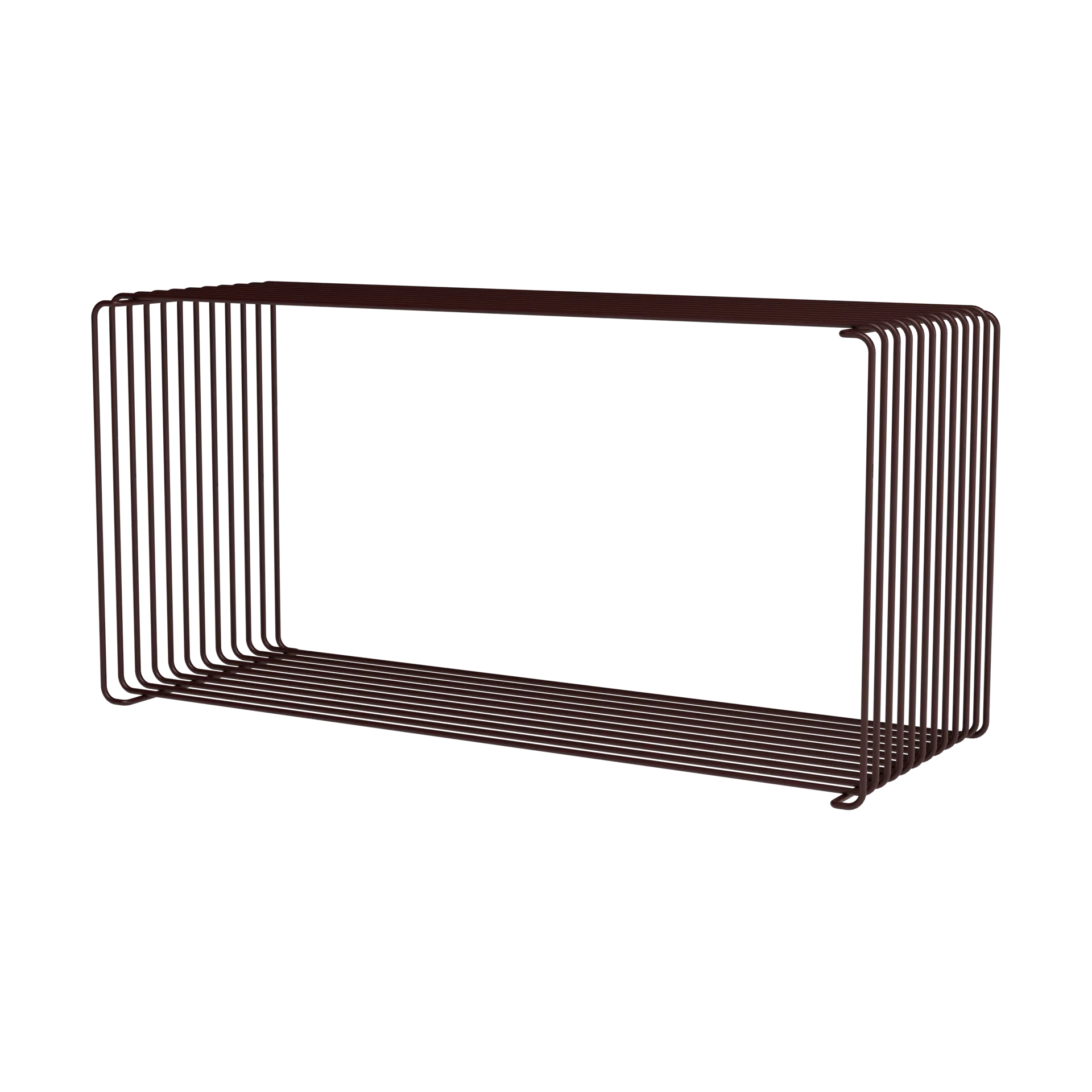 Panton Wire Extended hylle 70x34,8x25,7 cm, Black red Montana