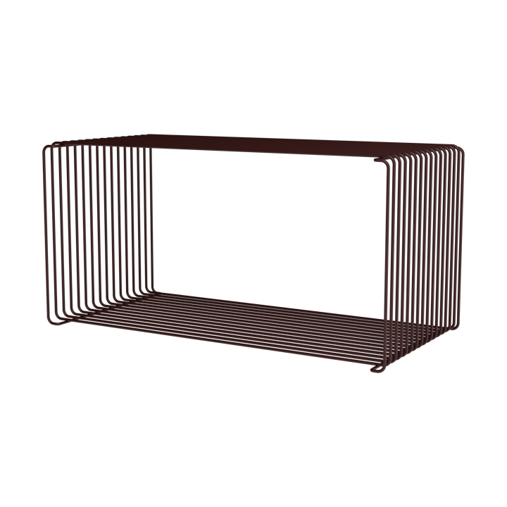 Panton Wire Extended hylle 70x34,8x34,8 cm - Black red - Montana
