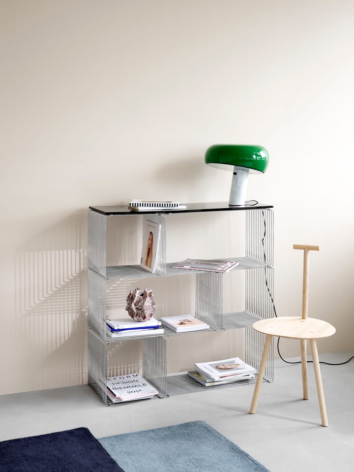 Panton Wire Extended hylle 70x34,8x34,8 cm, Chrome Montana