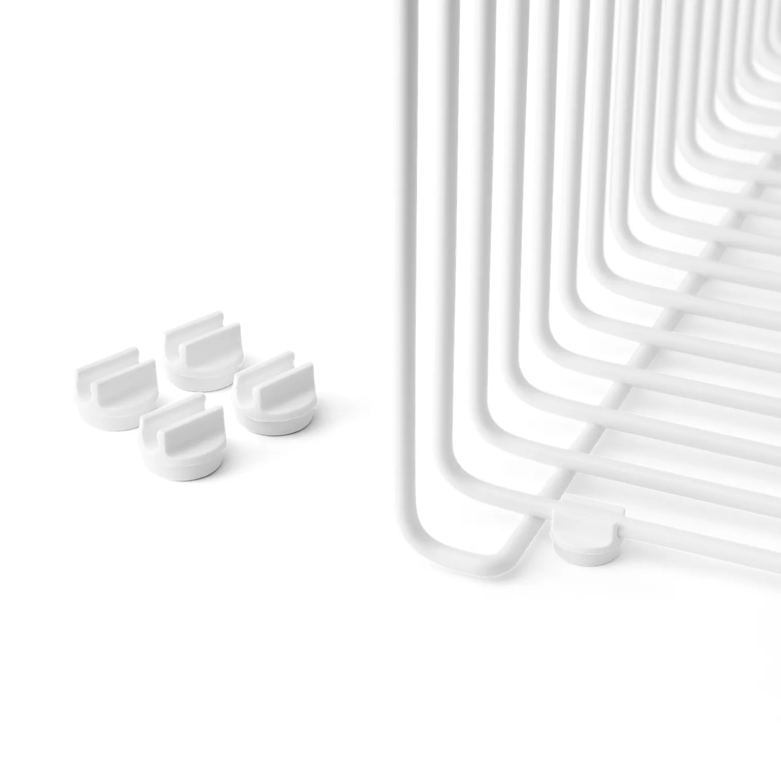 Panton Wire føtter distanseføtter 4-pack, Snow Montana