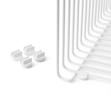 Panton Wire føtter distanseføtter 4-pack - Snow - Montana
