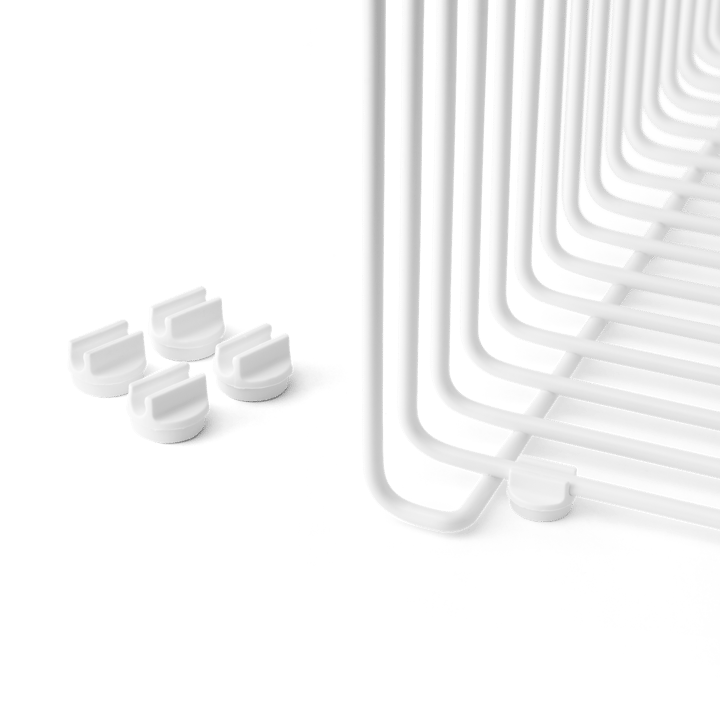 Panton Wire føtter distanseføtter 4-pack, Snow Montana