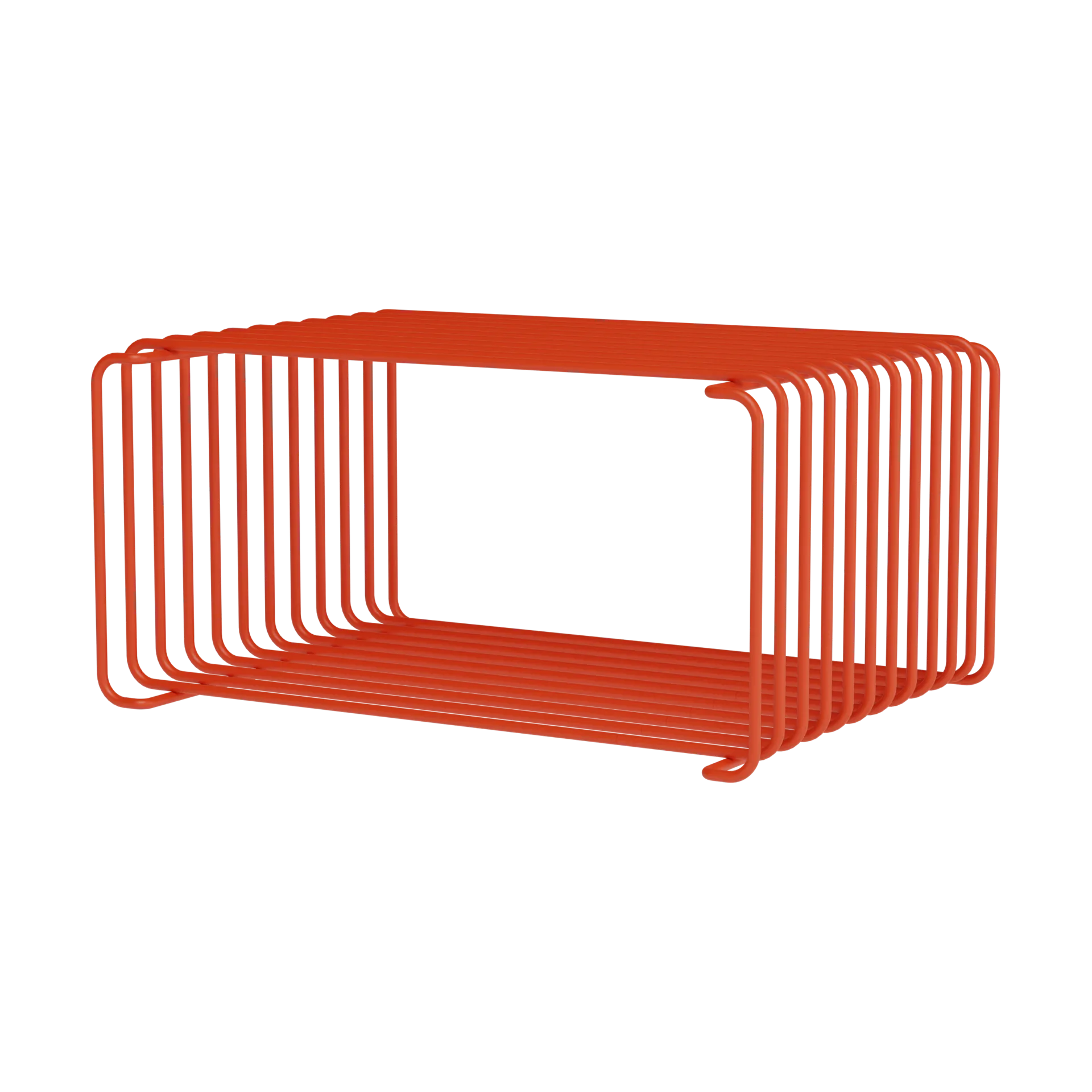 Panton Wire Half Height hylle 34,8x17,2x25,7 cm, Rosehip Montana