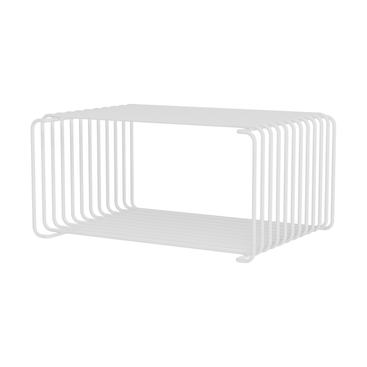 Panton Wire Half Height hylle 34,8x17,2x25,7 cm - Snow - Montana