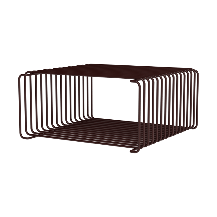 Panton Wire Half Height hylle 34,8x17,2x34,8 cm - Black red - Montana