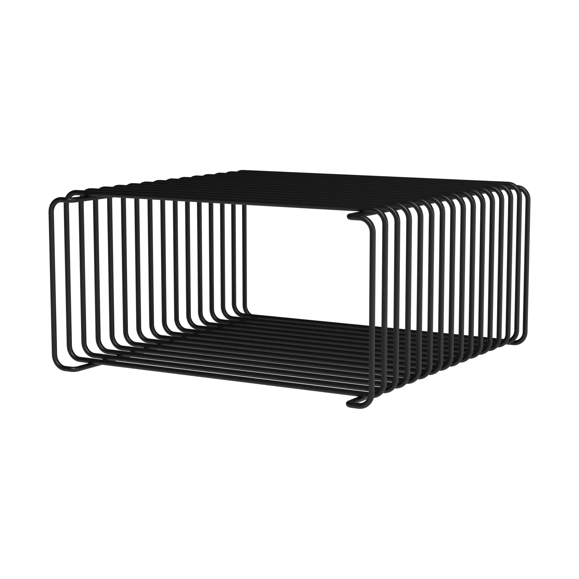 Panton Wire Half Height hylle 34,8x17,2x34,8 cm, Black Montana